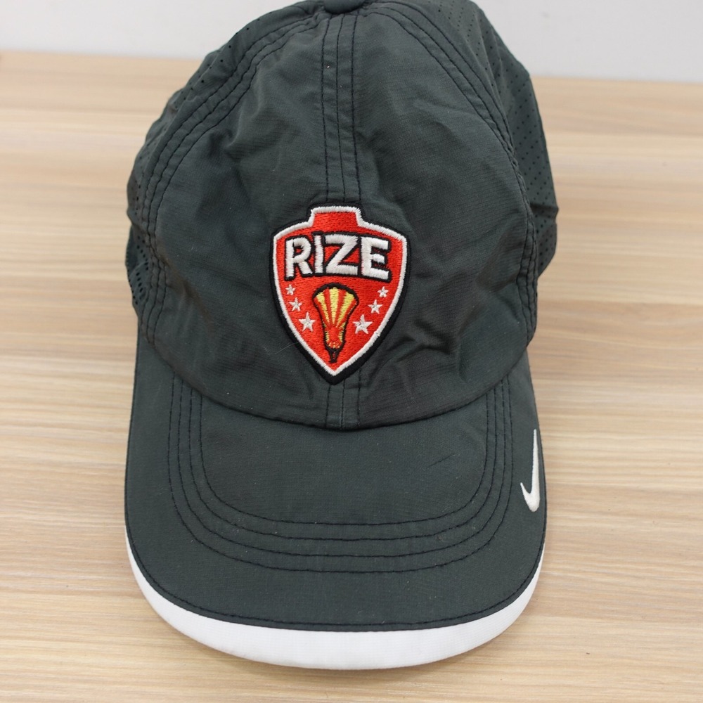 Nike Dri Fit Hat RIZE Lacrosse Mesh Performance Running Cap Gorp Tech Light